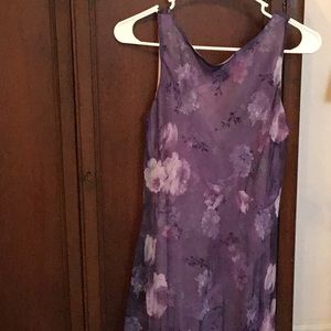Long purple dress